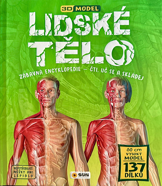 Lidské tělo - Zábavná encyklopedie - Čti, uč se a skládej (Dárkový box - kniha + model)