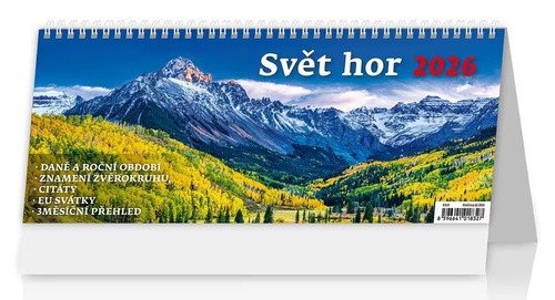 Svět hor 2026 - stolní kalendář