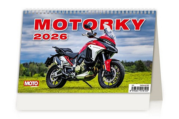 Motorky ČR/SR 2026 - stolní kalendář