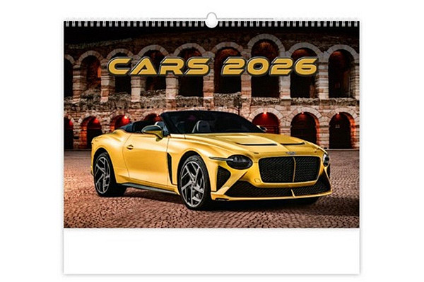 Cars 2026 - nástěnný kalendář
