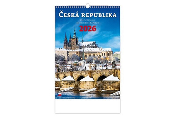 Česká republika 2026 - nástěnný kalendář