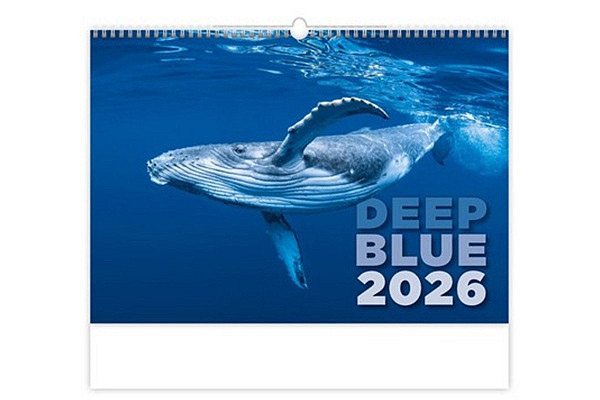 Deep Blue 2026 - nástěnný kalendář