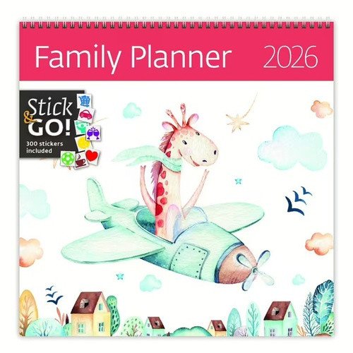 Family Planner 2026 - nástěnný kalendář