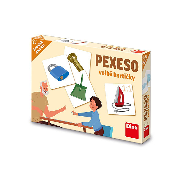 Pexeso předměty velké kartičky
