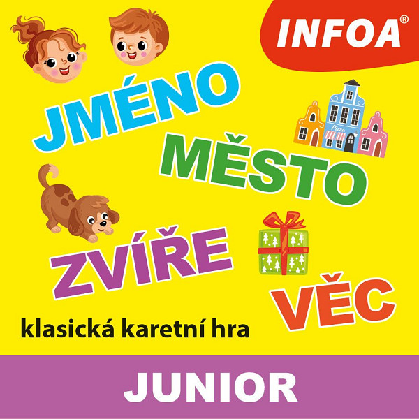 Jméno, město, zvíře, věc - JUNIOR - Krabicová hra