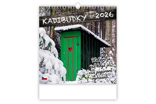 Kadibudky 2026 - nástěnný kalendář
