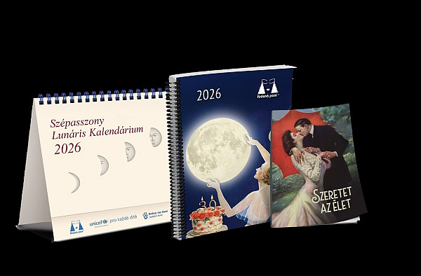 Lunárny kalendár Krásnej panej 2026 maď.