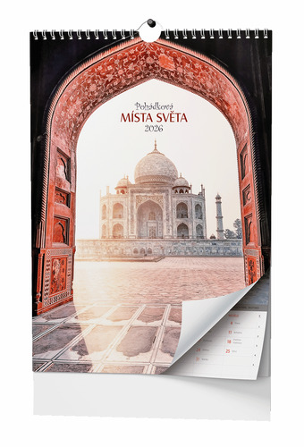 Pohádková místa světa 2026 - nástěnný kalendář