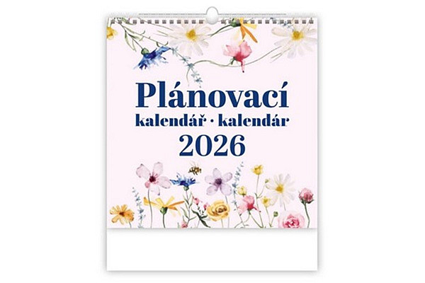 Plánovací kalendář 2026 - nástěnný kalendář