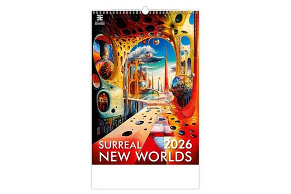 Surreal New Worlds 2026 - nástěnný kalendář