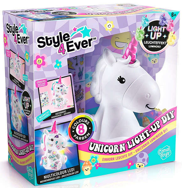Style4Ever DIY Svítící jednorožec