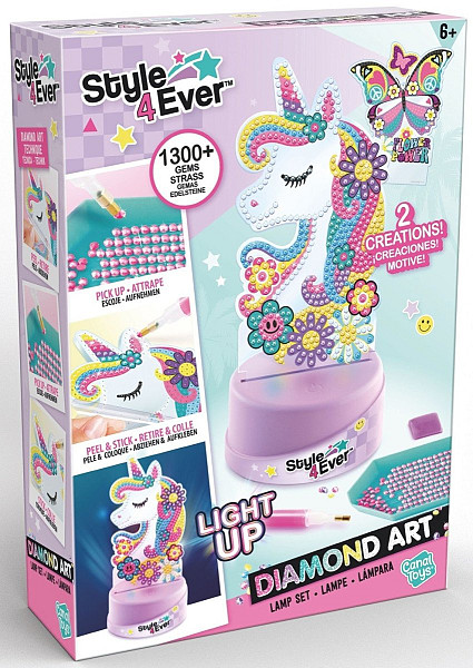 Style4Ever Diamantové malování lampička