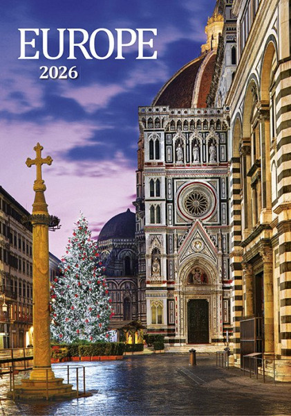Europe 2026 - nástěnný kalendář