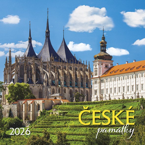 České památky 2026 - nástěnný kalendář