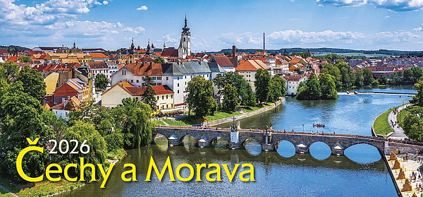 Čechy a Morava 2026 - stolní kalendář