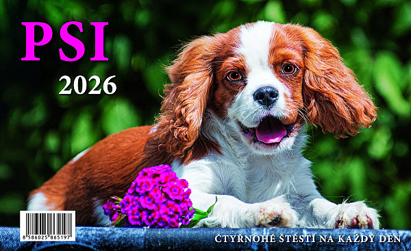 Psi 2026 - stolní kalendář