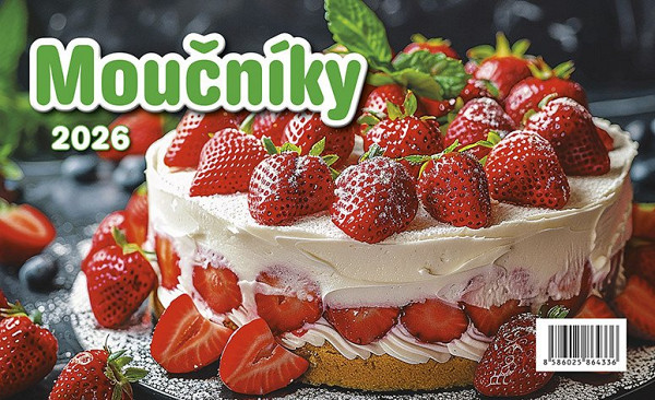 Moučníky 2026 - stolní kalendář