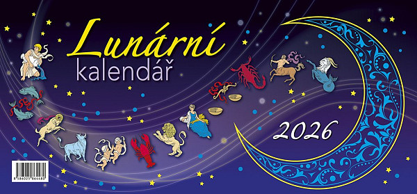Lunární kalendář 2026 - stolní kalendář