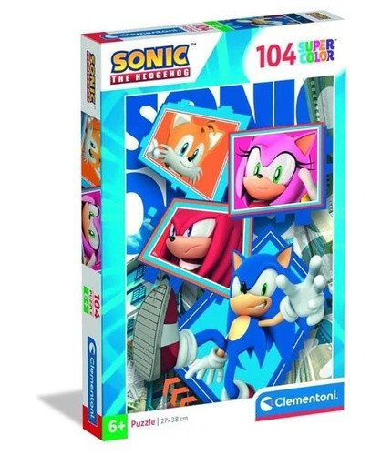 Puzzle Ježek Sonic Parťáci 104 dílků