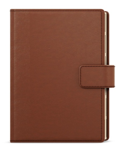 Denní diář 2026 Ctirad s výsekem Elite A5 hnědá