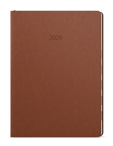 Denní diář 2026 Maxim B5 Hnědá