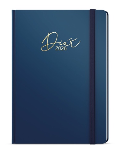 Týdenní diář 2026 Prokop Luxi B6 modrá