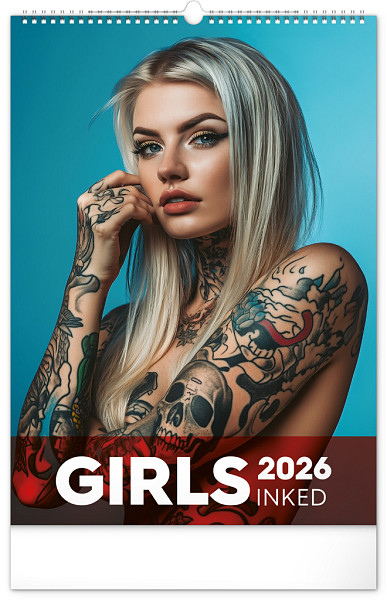 Inked Girls 2026 - nástěnný kalendář