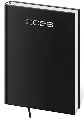 Týdenní diář 2026 A5 Old Karachi černý