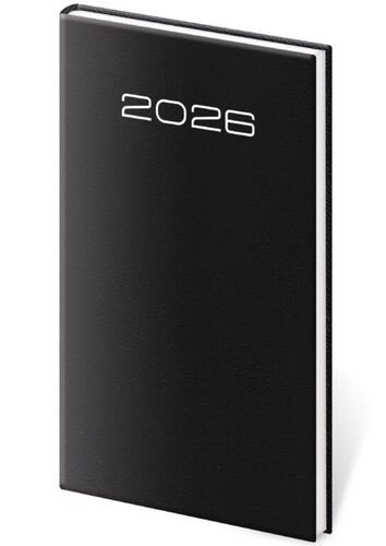 Kapesní diář 2026 Old Karachi černý