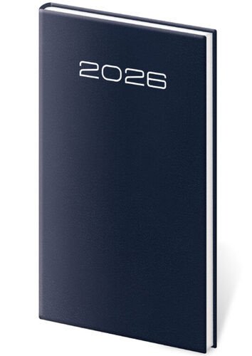 Kapesní diář 2026 Old Karachi modrý