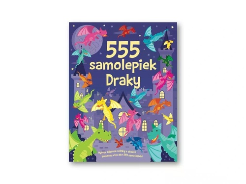 555 samolepiek Draky