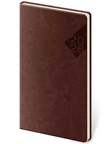 Kapesní diář 2026 Nebrasca angl. červený