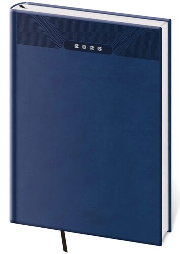 Denní diář 2026 A5 Print Classic modrý