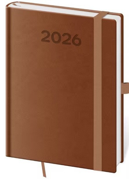 Týdenní diář 2026 B6 Print Pop mousse