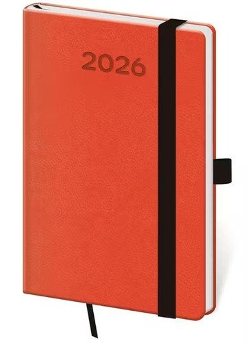 Kapesní diář 2026 Print Pop oranžový