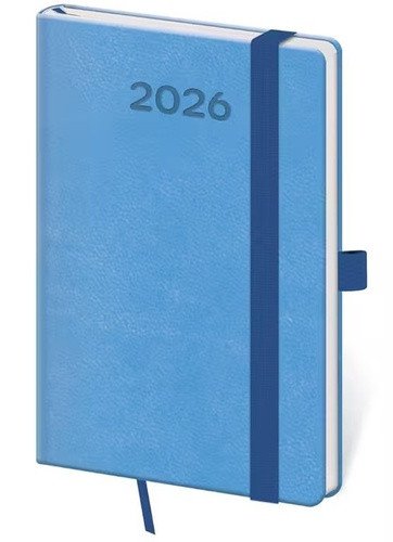 Kapesní diář 2026 Print Pop světle modrý