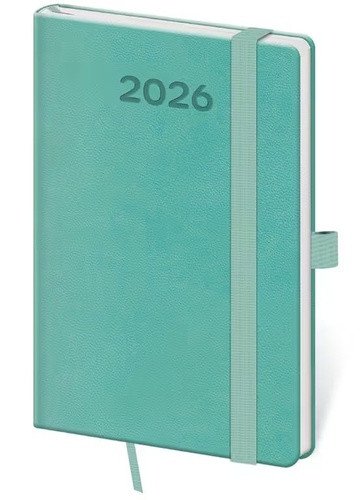 Kapesní diář 2026 Print Pop světle zelený