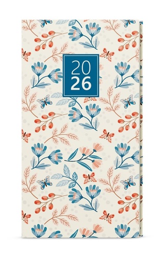 Týdenní diář 2026 Jakub Lamino kapesní Motýli