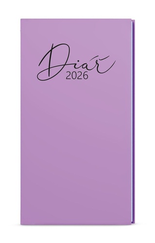 Týdenní diář 2026 Jakub Lamino Pastel kapesní fialová