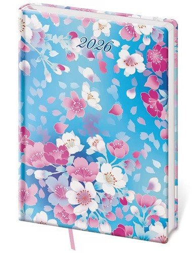 Denní diář 2026 A5 Vario Lyra Blossom