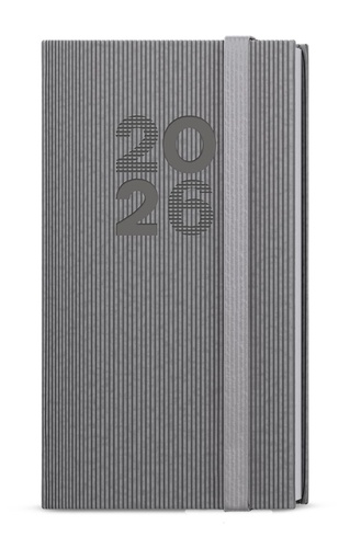 Týdenní diář 2026 Jakub Vigo kapesní šedá