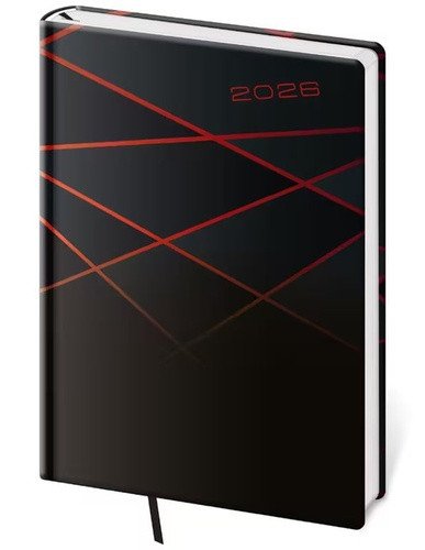 Týdenní diář 2026 A5 Vario Black design