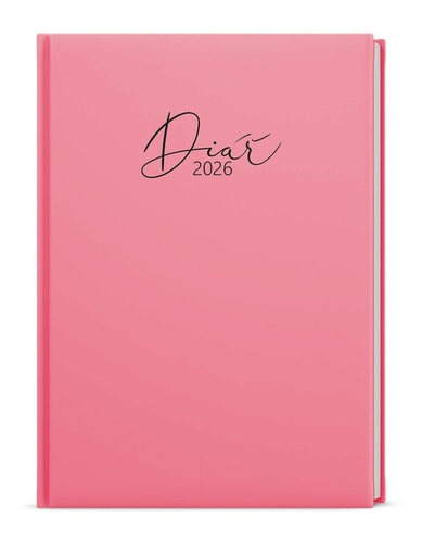 Týdenní diář 2026 Oskar Lamino Pastel A5 růžová