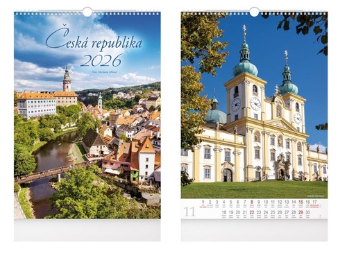 Česká republika 2026 - nástěnný kalendář