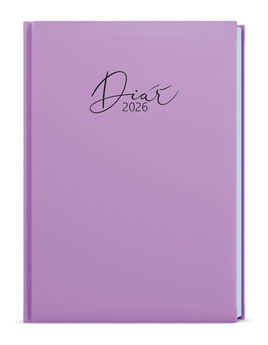 Týdenní diář 2026 Prokop Lamino Pastel B6 fialová