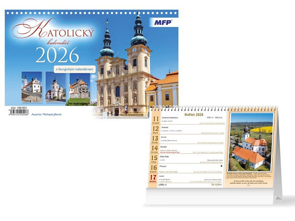 Katolický kalendář 2026 - stolní kalendář