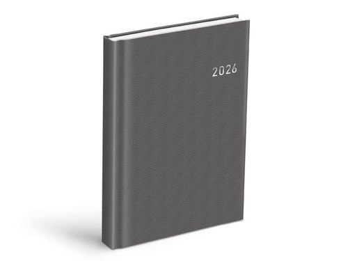 Diář 2026 D801 PVC dark gray