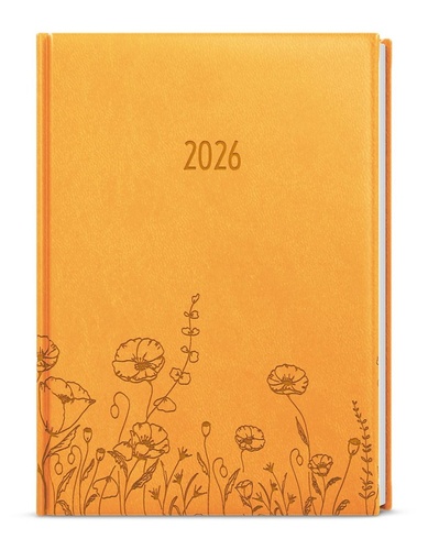 Týdenní diář 2026 Prokop Vivella extra B6 okrová Louka