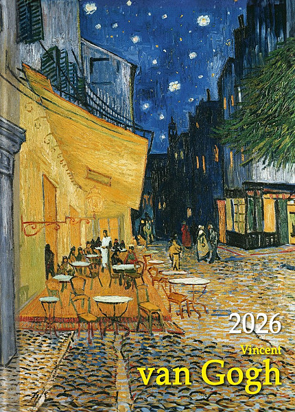 Praktik denní diář 2026 Van Gogh kavárna