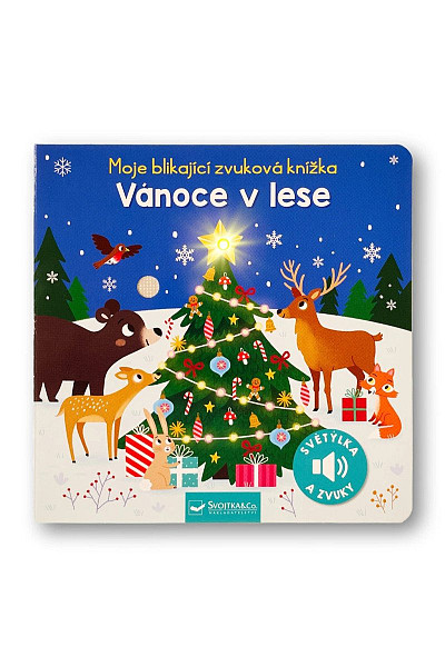Moje blikající zvuková knížka Vánoce v lese